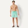 image:imageAmazon Essentials Mens Swim Trunks with Mesh Lining Pockets Drawstring ClosureLight Blue Mint Green Sun Geo
