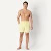 image:imageAmazon Essentials Mens Swim Trunks with Mesh Lining Pockets Drawstring ClosureLight Yellow