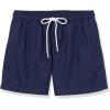 image:imageAmazon Essentials Mens Swim Trunks with Mesh Lining Pockets Drawstring ClosureNavy