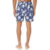 image:imageAmazon Essentials Mens Swim Trunks with Mesh Lining Pockets Drawstring ClosureNavy Hibiscus Flower
