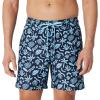 image:imageAmazon Essentials Mens Swim Trunks with Mesh Lining Pockets Drawstring ClosureNavy Tropical