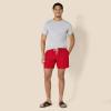 image:imageAmazon Essentials Mens Swim Trunks with Mesh Lining Pockets Drawstring ClosureRed