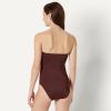 image:imageAmazon Essentials Womens Bandeau One Piece SwimsuitDeep Brown