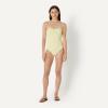 image:imageAmazon Essentials Womens Bandeau One Piece SwimsuitLight Yellow