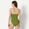 image:imageAmazon Essentials Womens Bandeau One Piece SwimsuitOlive