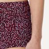 image:imageAmazon Essentials Womens Boy Short Swim Bikini Bottom with Full CoverageBrick Red Lilac Leopard