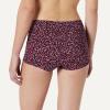 image:imageAmazon Essentials Womens Boy Short Swim Bikini Bottom with Full CoverageBrick Red Lilac Leopard