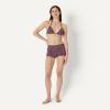 image:imageAmazon Essentials Womens Boy Short Swim Bikini Bottom with Full CoverageBrick Red Lilac Leopard