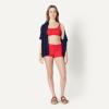 image:imageAmazon Essentials Womens Boy Short Swim Bikini Bottom with Full CoverageBright Poppy Red