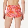 image:imageAmazon Essentials Womens Boy Short Swim Bikini Bottom with Full CoverageBright Poppy Red Folk Floral
