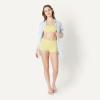 image:imageAmazon Essentials Womens Boy Short Swim Bikini Bottom with Full CoverageLight Yellow