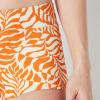 image:imageAmazon Essentials Womens Boy Short Swim Bikini Bottom with Full CoverageRust Orange Abstract Palms