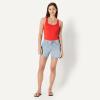 image:imageAmazon Essentials Womens CrissCross Back OnePiece SwimsuitBright Poppy Red
