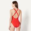 image:imageAmazon Essentials Womens CrissCross Back OnePiece SwimsuitBright Poppy Red