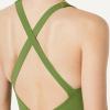image:imageAmazon Essentials Womens CrissCross Back OnePiece SwimsuitOlive