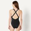 image:imageAmazon Essentials Womens CrissCross Back OnePiece SwimsuitWashed Black