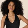 image:imageAmazon Essentials Womens Halter One Piece SwimsuitBlack