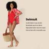 image:imageAmazon Essentials Womens Halter One Piece SwimsuitBright Poppy Red