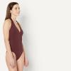 image:imageAmazon Essentials Womens Halter One Piece SwimsuitDeep Brown