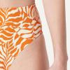 image:imageAmazon Essentials Womens High Waist High Leg Bikini BottomRust Orange Abstract Palms