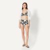 image:imageAmazon Essentials Womens High Waist Swim Bottom Available in Plus SizeCream Black Floral