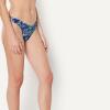 image:imageAmazon Essentials Womens HighLeg Swim Bikini BottomDeep Blue Paisley