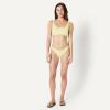 image:imageAmazon Essentials Womens HighLeg Swim Bikini BottomLight Yellow