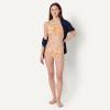image:imageAmazon Essentials Womens HighLeg Swim Bikini BottomRust Orange Abstract Palms