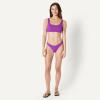 image:imageAmazon Essentials Womens HighLeg Swim Bikini BottomViolet
