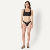image:imageAmazon Essentials Womens HighLeg Swim Bikini BottomWashed Black