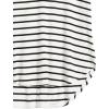 image:imageAmazon Essentials Womens Jersey StandardFit VNeck Tank TopBlack White Stripe