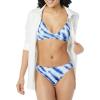 image:imageAmazon Essentials Womens LightSupport Triangle Bikini Swimsuit Top with Adjustable StrapsBlue Tie Dye