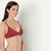 image:imageAmazon Essentials Womens LightSupport Triangle Bikini Swimsuit Top with Adjustable StrapsBrick Red