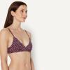 image:imageAmazon Essentials Womens LightSupport Triangle Bikini Swimsuit Top with Adjustable StrapsBrick Red Leopard
