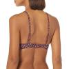 image:imageAmazon Essentials Womens LightSupport Triangle Bikini Swimsuit Top with Adjustable StrapsBrick Red Leopard