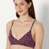 image:imageAmazon Essentials Womens LightSupport Triangle Bikini Swimsuit Top with Adjustable StrapsBrick Red Leopard