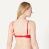 image:imageAmazon Essentials Womens LightSupport Triangle Bikini Swimsuit Top with Adjustable StrapsBright Poppy Red