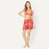 image:imageAmazon Essentials Womens LightSupport Triangle Bikini Swimsuit Top with Adjustable StrapsBright Red Multi Folk Floral