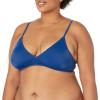 image:imageAmazon Essentials Womens LightSupport Triangle Bikini Swimsuit Top with Adjustable StrapsDeep Blue