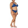 image:imageAmazon Essentials Womens LightSupport Triangle Bikini Swimsuit Top with Adjustable StrapsDeep Blue