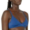 image:imageAmazon Essentials Womens LightSupport Triangle Bikini Swimsuit Top with Adjustable StrapsDeep Blue