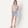 image:imageAmazon Essentials Womens LightSupport Triangle Bikini Swimsuit Top with Adjustable StrapsLavender