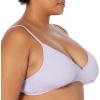image:imageAmazon Essentials Womens LightSupport Triangle Bikini Swimsuit Top with Adjustable StrapsLavender