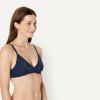 image:imageAmazon Essentials Womens LightSupport Triangle Bikini Swimsuit Top with Adjustable StrapsNavy