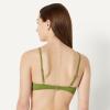 image:imageAmazon Essentials Womens LightSupport Triangle Bikini Swimsuit Top with Adjustable StrapsOlive