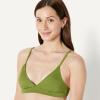 image:imageAmazon Essentials Womens LightSupport Triangle Bikini Swimsuit Top with Adjustable StrapsOlive