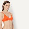 image:imageAmazon Essentials Womens LightSupport Triangle Bikini Swimsuit Top with Adjustable StrapsOrange