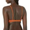 image:imageAmazon Essentials Womens LightSupport Triangle Bikini Swimsuit Top with Adjustable StrapsTerracotta