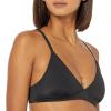 image:imageAmazon Essentials Womens LightSupport Triangle Bikini Swimsuit Top with Adjustable StrapsWashed Black