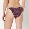 image:imageAmazon Essentials Womens NoTie String Swim Bikini BottomBrick Red Lilac Leopard